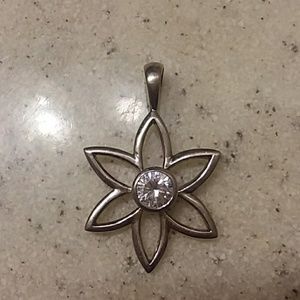 Sterling silver flower charm